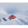 Hilleberg Saitaris Zelt Rot im Schnee