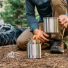 Solo Stove Lite Ofen mit Pot 900 im Einssatz (Topf nicht enthalten)