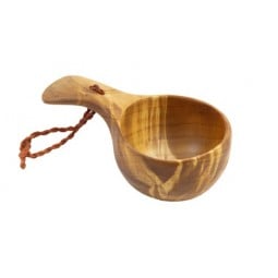 Casström Kuksa 1,5dl - traditionelle handgefertigte Tasse aus Birkenholz mit ca. 150 ml Fassungsvermögen