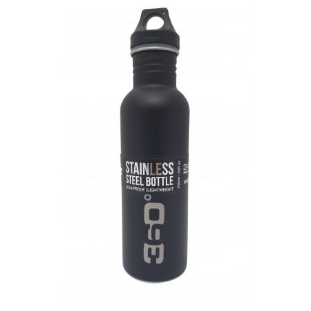 360 Degrees Stainless Drink Bottle 750 ml schwarz 360 Degrees Stainless Drink Bottle 750 ml schwarz