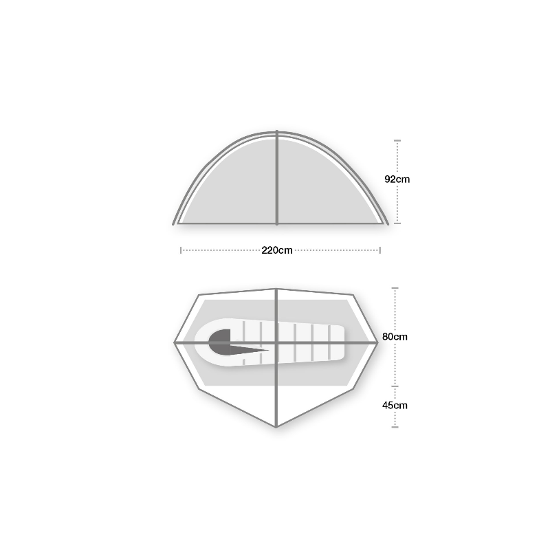 Wild Country Helm Compact 1 Zelt