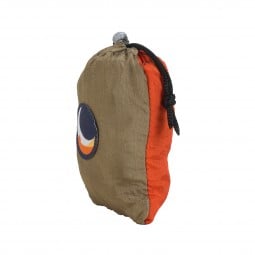Ticket To The Moon Upcycling Eco Bag Large  Brown/Orange
