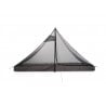 Liteway PyraOmm Plus Half Mesh Shelter frontale Ansicht