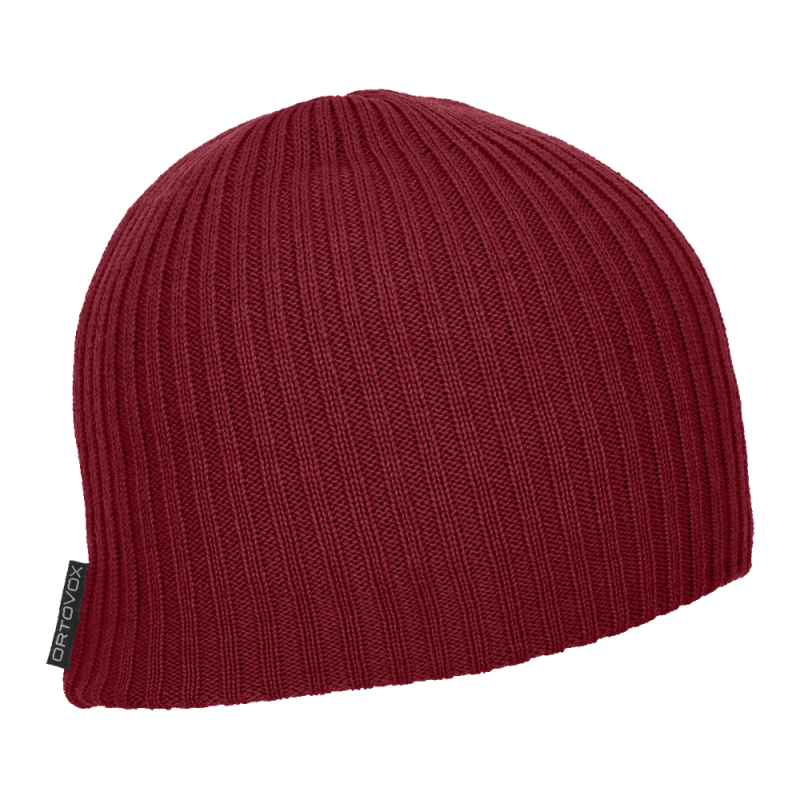 Ortovox Double Rib Beanie - Dark Blood Ortovox Double Rib Beanie - Dark Blood