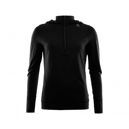 Aclima Lightwool Hoodie Damen - Jet Black
