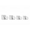 Keith Titanium Doublewall Mug Set einzelne Mugs nebeneinander