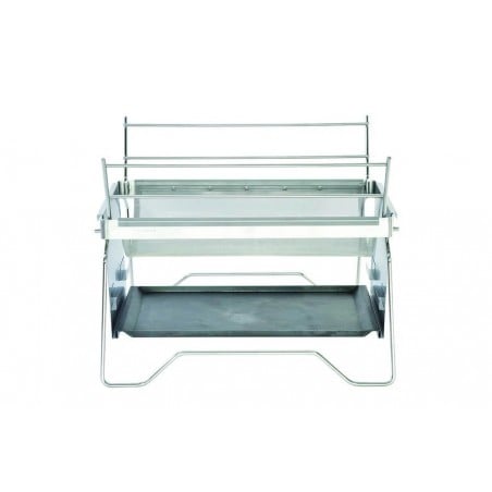 Belmont Bonfire Table Tokobi Set Ansicht mit eingehängter Eisenplatte
