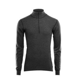 Aclima Warmwool Mock Neck Zip Marengo