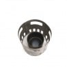 Toaks FRM-02 Pot Support Topfstand mit Spiritusbrenner darin (nicht im Lieferumfang enthalten) - alle 4 Segmente genutzt