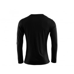 Aclima Lightwool Undershirt Long Sleeve - Rückseite in Schwarz