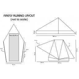 LightHeart Gear FireFly Sil-Nylon Zelt Abmessungen