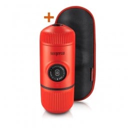 Wacaco Nanopresso Lava Red mit Schutzhülle