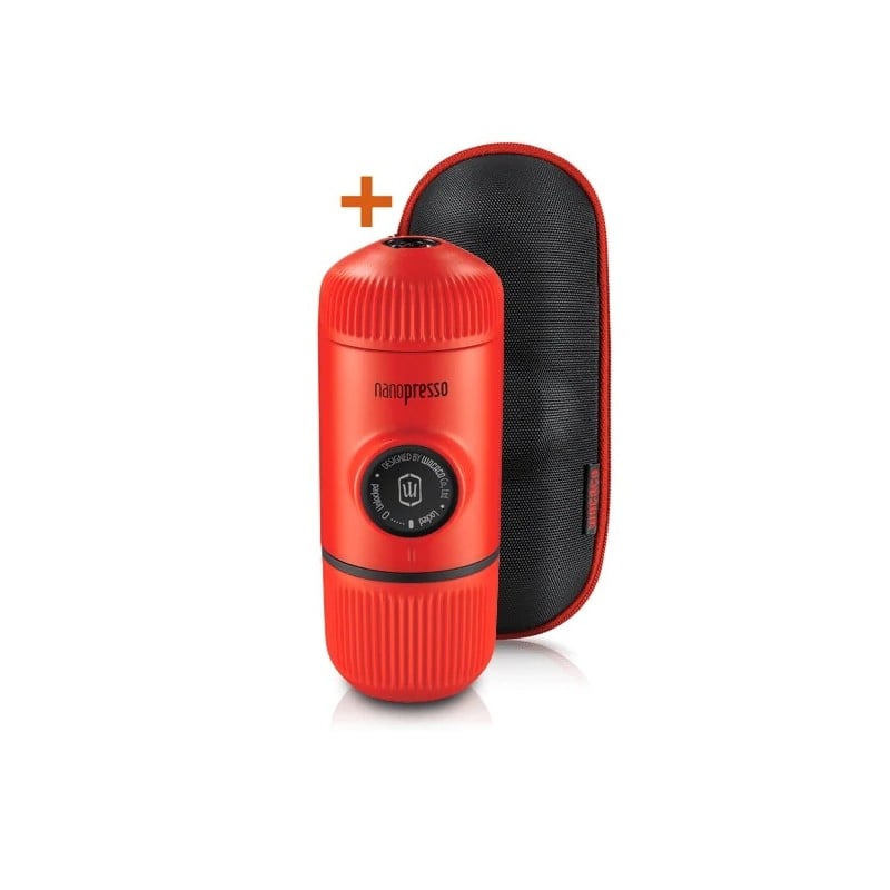 Wacaco Nanopresso Lava Red mit Schutzhülle