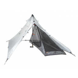 Hyperlite Mountain Gear UltaMid 2 Half Insert eingebaut in UltaMid Außenzelt (nicht enthalten!)