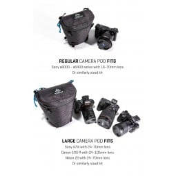 Hyperlite Montain Gear Camera Pod verschiedene Größen mit Spezifikationen
