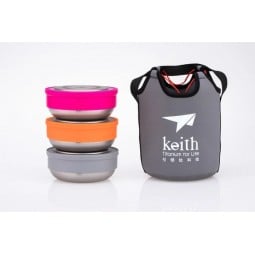 Keith Titanium 3-Piece Bowl Set