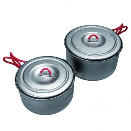 Evernew Titanium UL Pot Set 900 & 1300 Evernew Titanium UL Pot Set 900 & 1300