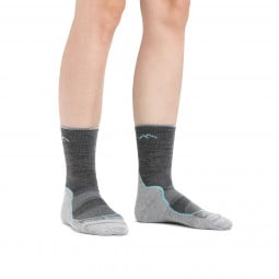 Light Hiker Micro Crew Socke Damen angezogen