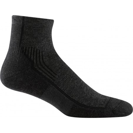 Darn Tough Hiker 1/4 Socke Onyx Black Darn Tough Hiker 1/4 Socke Onyx Black