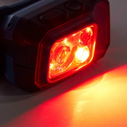 Storm 500-R Stirnlampe Black mit Rotlicht zur besseren Nachtsicht
