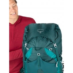 Eja 38 Rucksack Damen mit integrierter Abdeckung für die Nutzung ohne Deckel