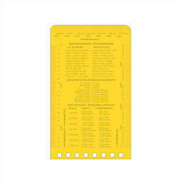 Rite in the Rain Wasserfester Notizblock gelb mit Umrechnungstabelle