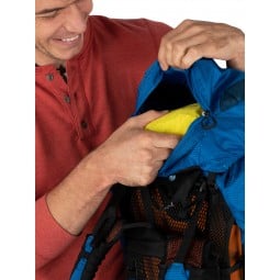 Deckelfach am Osprey Exos 48 Rucksack