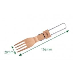 Forestable Folding Fork mit Abmessungen