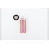 Titanium Vacuum Bottle 3er Set 200 ml rosa mit Deckel daneben
