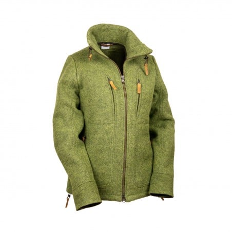 Steinkauz Lodenfleecejacke Kragenwally Damen Steinkauz Lodenfleecejacke Kragenwally Damen