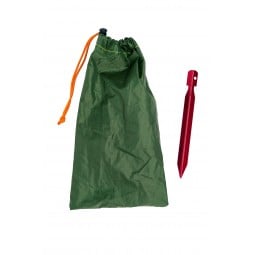 Traveller Tarp XXL mit Heringen im eigenen Packsack