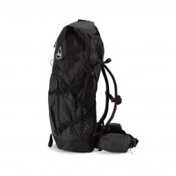 HMG 4400 Southwest Rucksack black Seitenansicht