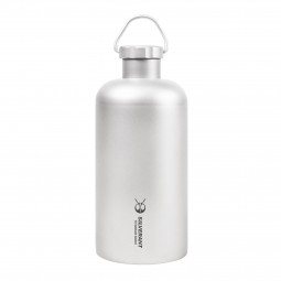 Titanium Water Bottle Clip Top 400 ml