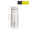 Titanium Sports Bottle 700ml Abmessungen und Gewicht