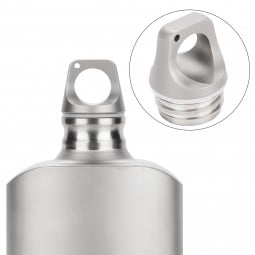 Titanium Water Bottle Slim 800 ml mit robustem Titandeckel