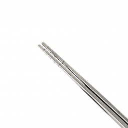 Titanium Chopsticks Hollow mit einkerbungen an den Spitzen für besseren Grip
