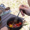 SilverAnt Titanium Cutlery Set 3 Piece mit stabiler Gabel