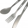 SilverAnt Titanium Cutlery Set 3 Piece Detailaufnahme der Vorderseiten