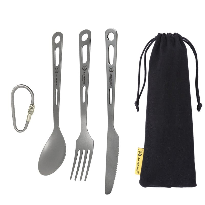 SilverAnt Titanium Cutlery Set 3 Piece