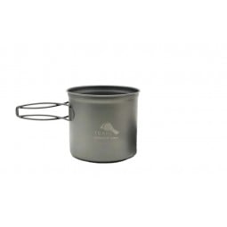 Toaks Titanium 1100 ml Pot mit ausgeklappten Griffen