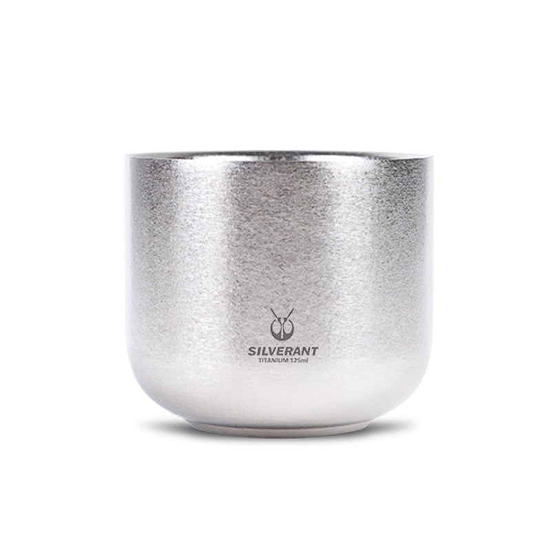 SilverAnt Titanium 125 ml Tea Cup SilverAnt Titanium 125 ml Tea Cup