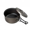 Titanium Non-Stick Pot 0,9L mit Deckel daneben