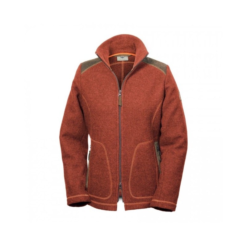 Steinkauz Lodenfleecejacke Adele Jaspisrot Steinkauz Lodenfleecejacke Adele Jaspisrot