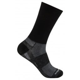 Eco Explore Crew black doppellagige Wandersocken