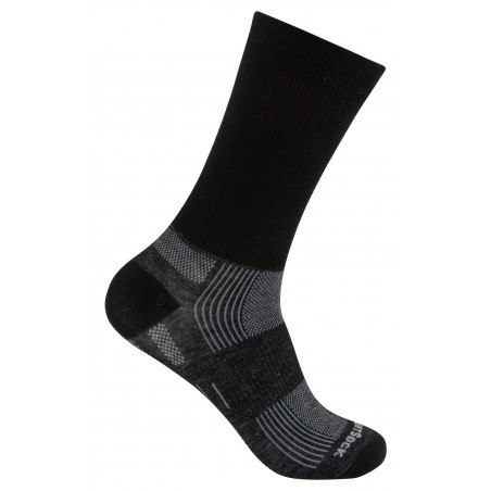Eco Explore Crew black doppellagige Wandersocken