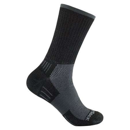 Wrightsock Escape Crew Socke Black doppellagige Wandersocken
