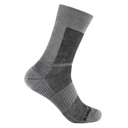 Wrightsock Merino Coolmesh II Crew Socke Grey Smoke zweilagige Wandersocken