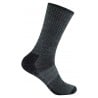 Wrightsock Merino Stride Crew Grau doppellagige Wandersocken