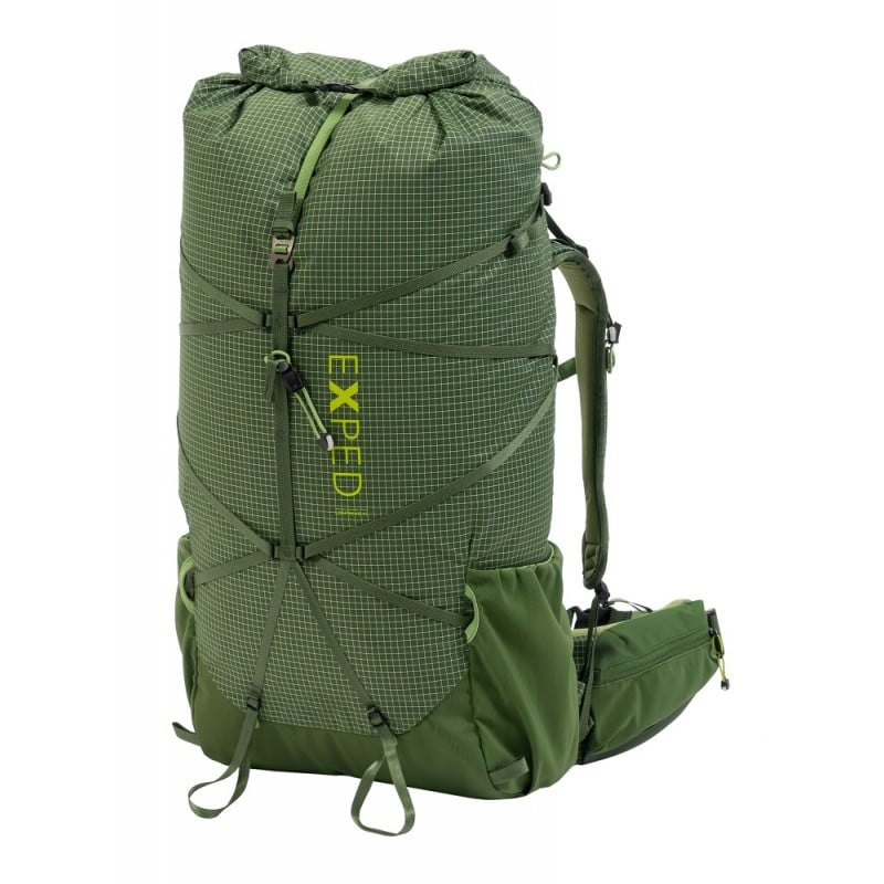 Exped Lightning 45 Rucksack Forest Frontseite Exped Lightning 45 Rucksack Forest Frontseite