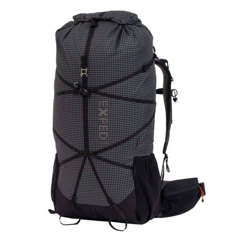 Exped Lightning 45 Rucksack Damen Black Frontseite Exped Lightning 45 Rucksack Damen Black Frontseite
